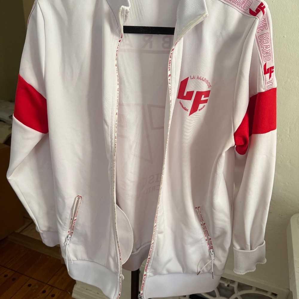LF THE BRAND White Athleisure Jacket